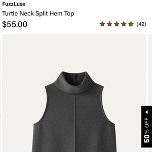 OGL Women's Black Sleeveless‎ Hoodie